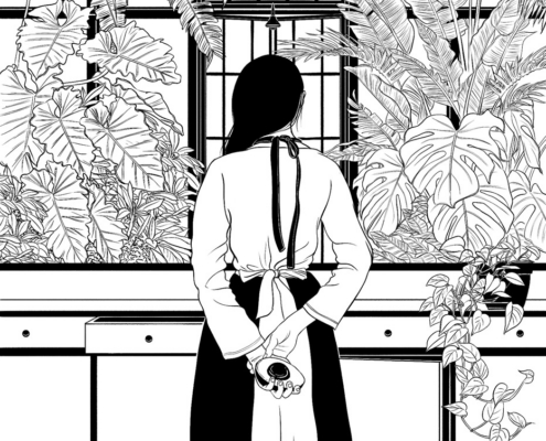 Plant Lady by Scarlett Yang