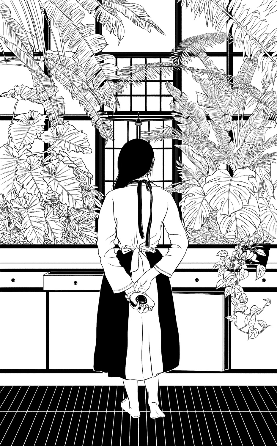 Plant Lady by Scarlett Yang