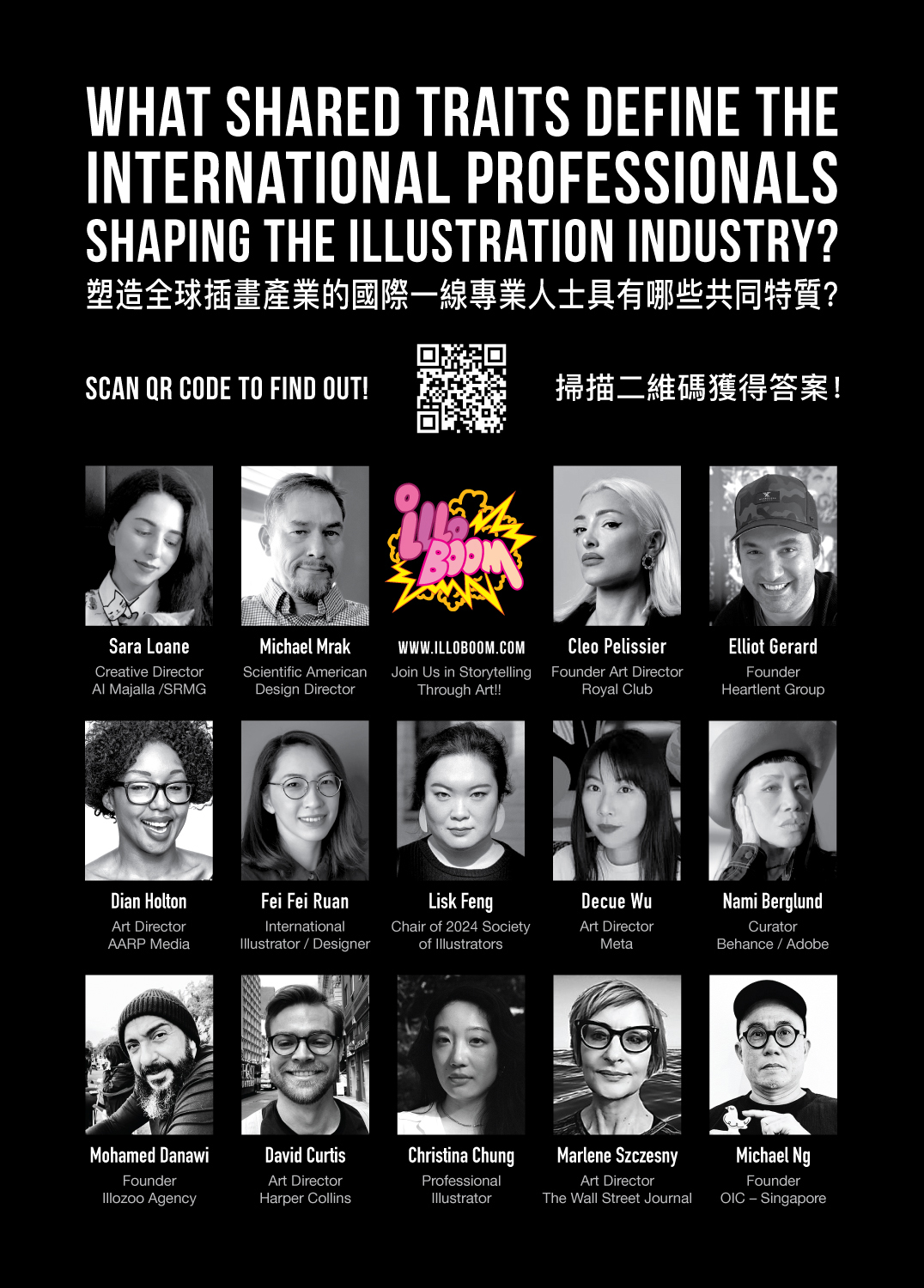 IlloBoom! International Judging Panel 插畫巔峰賽國際評審團 IlloBoom! International Judging Panel 插畫巔峰賽國際評審團